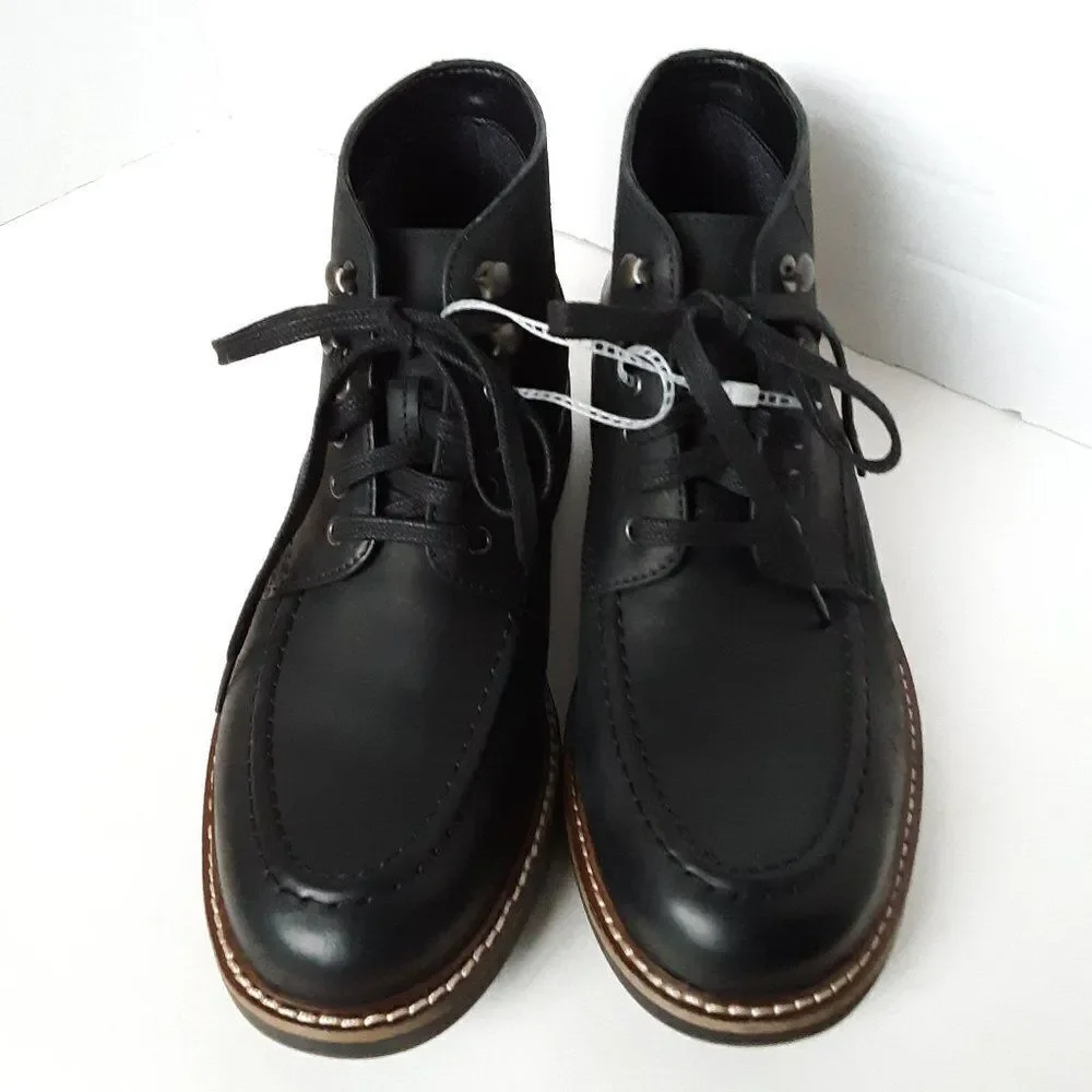 Bostonian Men's Ankle Boot size US 8M Black Leather